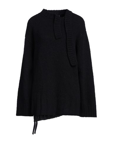 Yohji Yamamoto Black Alpaca And Wool Sweater In Black