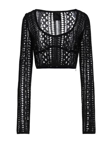 Givenchy Woman Sweater Black Size S Linen, Polyamide