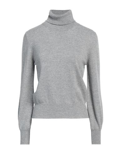 Peserico Easy Peserico Woman Turtleneck Grey Size 6 Wool, Cashmere, Polyester In Grey