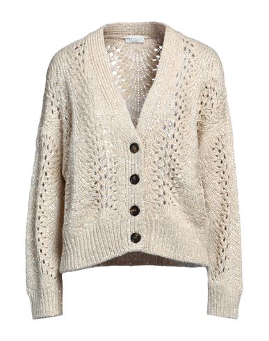 Brunello Cucinelli Long-sleeved Sweater In Beige