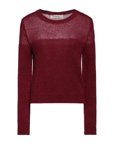 Jucca Woman Sweater Garnet Size L Polyamide, Alpaca Wool, Mohair Wool In Red