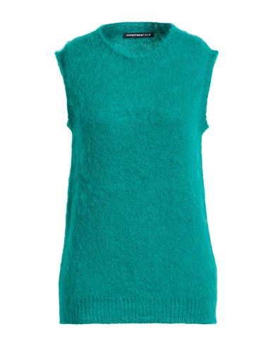 Department Five Department 5 Woman Sweater Green Size M Mohair Wool, Polyamide, Wool In Green