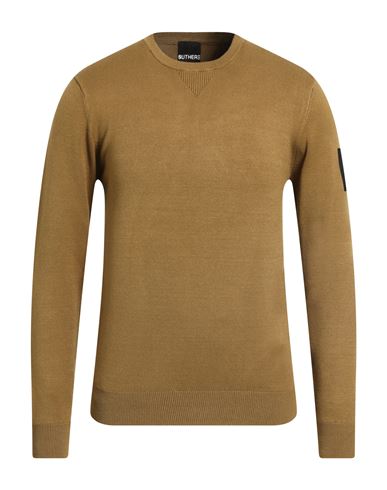 Outhere Man Sweater Military Green Size S Recycled Viscose, Pbt - Polybutylene Terephthalate In Multi