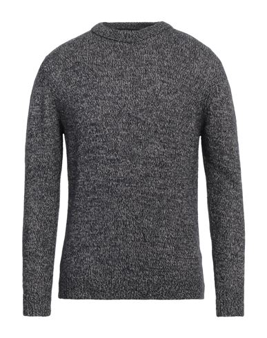 Daniele Fiesoli Man Sweater Black Size L Polyamide, Baby Alpaca Wool, Cashmere, Mohair Wool In Black