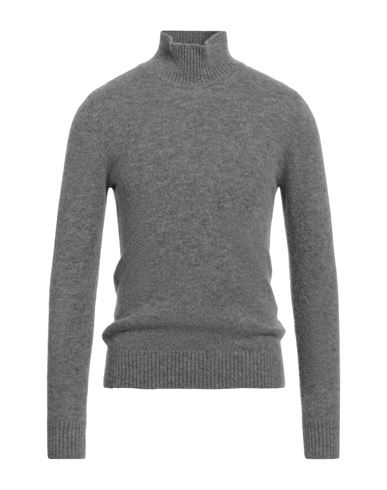 Lardini Man Turtleneck Grey Size M Alpaca Wool, Nylon, Wool In Grey