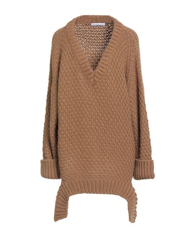 Mar De Margaritas Woman Sweater Camel Size M Acrylic, Wool, Viscose, Alpaca Wool In Brown