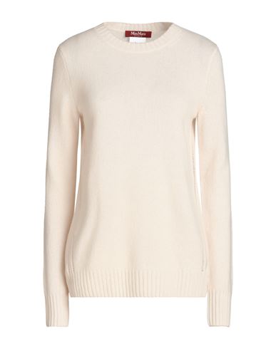Max Mara Studio Woman Sweater Ivory Size S Cashmere In White