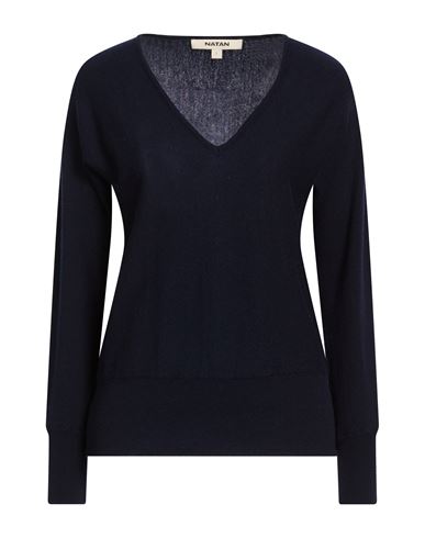 Natan Woman Sweater Midnight Blue Size 4 Wool, Cashmere In Multi