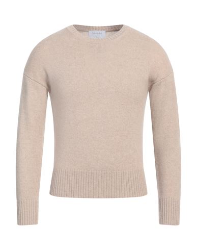 Shop Daniele Fiesoli Man Sweater Beige Size M Cashmere