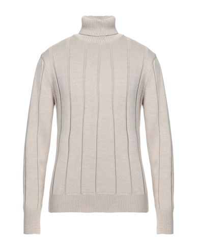 Outfit Out/fit Man Turtleneck Beige Size M Merino Wool, Acrylic