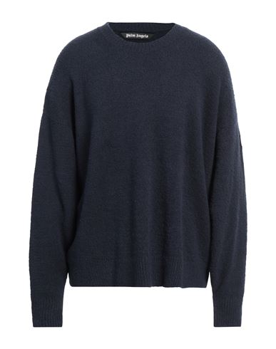 Palm Angels Man Sweater Navy Size Xs Cotton, Polyamide, Elastane, Polyester