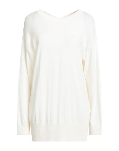 Alpha Studio Woman Sweater Ivory Size 10 Recycled Wool, Viscose, Polyamide, Cashmere