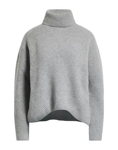 Pinko Woman Turtleneck Camel Size L Wool, Cashmere In Neutral