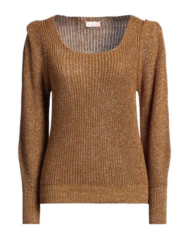 Liu •jo Woman Sweater Mustard Size S Viscose, Acrylic, Polyester, Wool, Alpaca Wool In Yellow