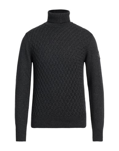 Roy Rogers Roÿ Roger's Man Turtleneck Charcoal Size S Wool, Polyamide, Viscose, Cashmere In Gray