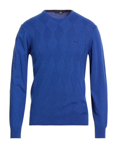 Harmont & Blaine Man Sweater Blue Size Xl Viscose, Polyamide, Cotton, Wool In Blue