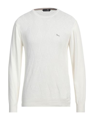 Harmont & Blaine Man Sweater White Size Xl Viscose, Polyamide, Cotton, Wool In White
