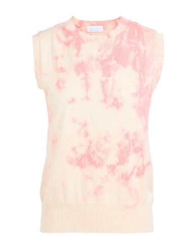 BE YOU BY GERALDINE ALASIO BE YOU BY GERALDINE ALASIO WOMAN SWEATER SALMON PINK SIZE M COTTON, CASHMERE, SILK 