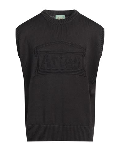 Aries Man Sweater Black Size L Polyester