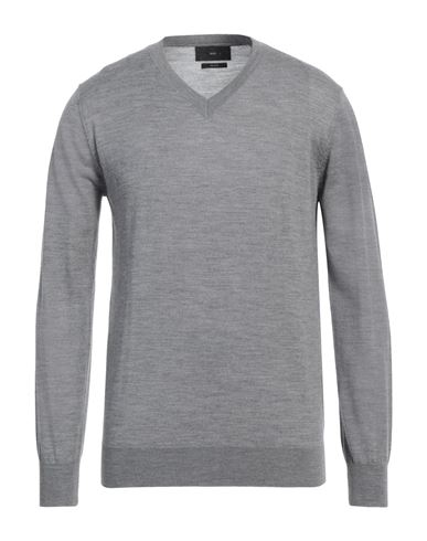 Pullover Herren Grau L Herren
