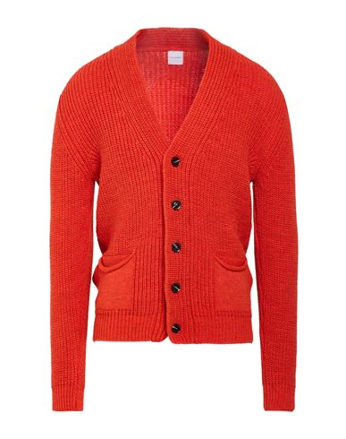 Stilosophy Man Cardigan Orange Size L Acrylic, Wool, Viscose, Alpaca Wool