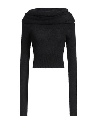 PHILOSOPHY DI LORENZO SERAFINI PHILOSOPHY DI LORENZO SERAFINI WOMAN SWEATER BLACK SIZE 10 POLYAMIDE, MOHAIR WOOL, WOOL, ELASTANE 