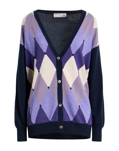 Ballantyne Of Peebles Woman Cardigan Purple Size 8 Cashmere In Purple