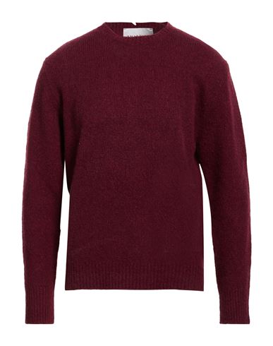 Amaranto Man Sweater Burgundy Size Xl Wool, Cashmere, Nylon In Red
