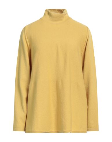 Clips Woman Turtleneck Mustard Size M Wool In Yellow