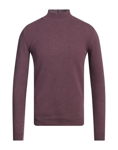 Rick Owens Man Turtleneck Plum Size L Textile Fibers