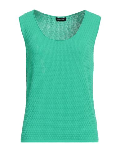 Anneclaire Woman Sweater Green Size 8 Viscose, Polyamide In Green