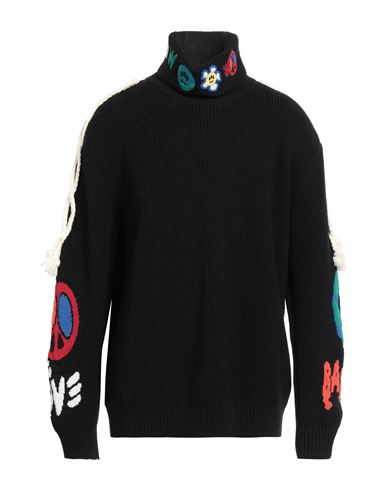 Barrow Man Turtleneck Black Size Xl Wool, Polyacrylic