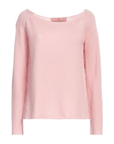 Ermanno Scervino Woman Sweater Pink Cashmere, Polyamide, Acrylic, Polyester, Mohair wool Cover