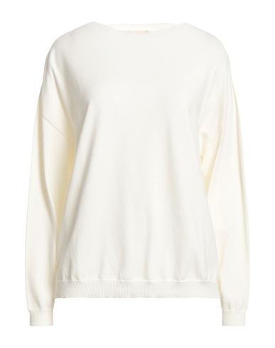 Liu •jo Sweatshirt Liu Jo Woman Color Milk In Off White