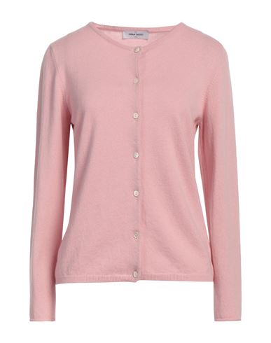 Gran Sasso Woman Cardigan Pink Size 14 Virgin Wool, Viscose, Cashmere In Pink