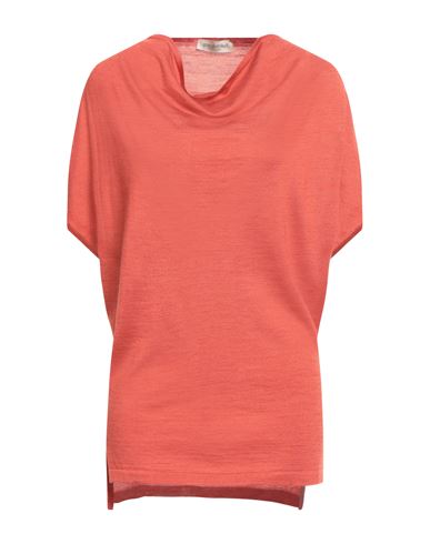 Gentryportofino Woman Sweater Orange Size 10 Virgin Wool, Silk In Pink