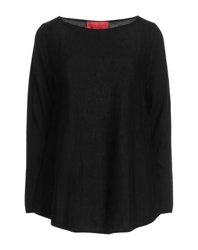 Wild Cashmere Woman Sweater Black Size 4 Silk, Cashmere In Black