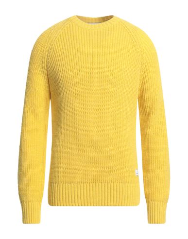 Manuel Ritz Man Sweater Yellow Size Xl Acrylic, Wool, Viscose, Alpaca Wool In Yellow
