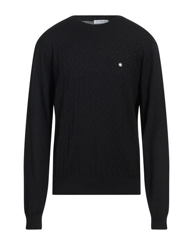 Manuel Ritz Man Sweater Black Size Xxl Wool In Black