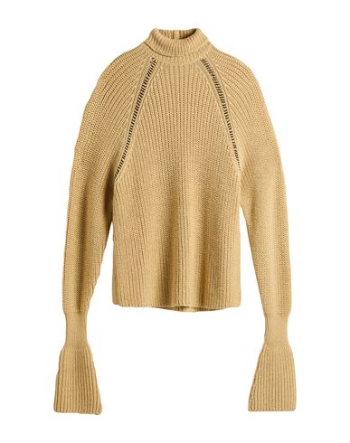 Quira Woman Turtleneck Beige Size S Alpaca Wool In Beige
