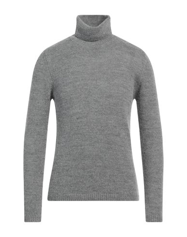 Lardini Man Turtleneck Grey Size Xxl Acrylic, Alpaca Wool, Wool In Grey