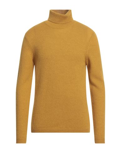 Lardini Man Turtleneck Mustard Size Xxl Acrylic, Alpaca Wool, Wool In Yellow