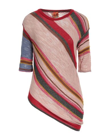 Vitelli Woman Sweater Blush Size 3 Synthetic Fibers, Wool, Cotton, Cashmere In Pink