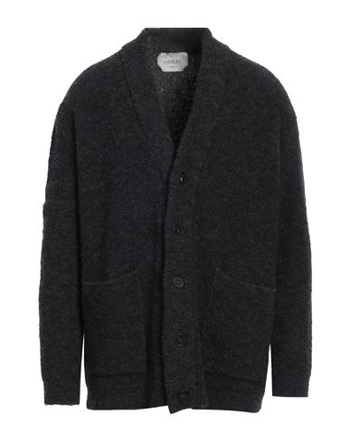 Lucques Man Cardigan Steel Grey Size 42 Synthetic Fibers, Acetate, Wool, Merino Wool, Alpaca Wool