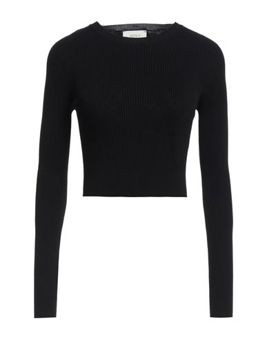Vicolo Woman Sweater Black Size Onesize Viscose, Polyester