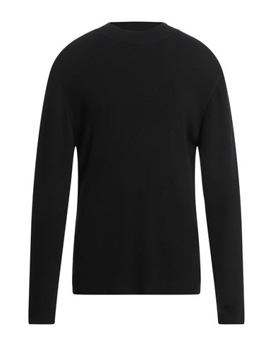 Sandro Merino Wool Sweater In Black