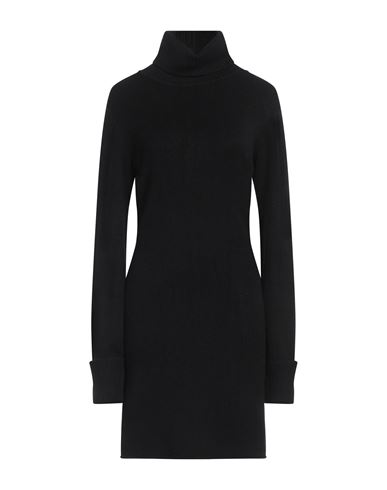 Essential Woman Turtleneck Black Size L Viscose, Modal, Nylon In Black
