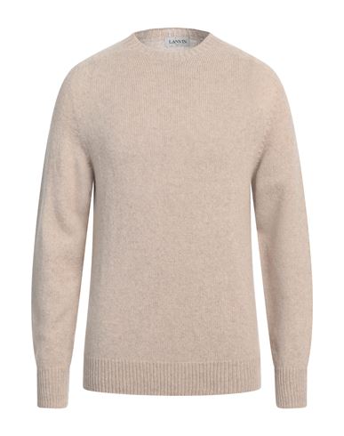 Lanvin Man Sweater Beige Size L Cashmere