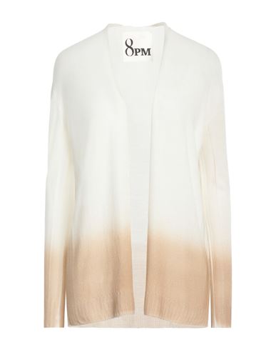 Shop 8pm Woman Cardigan Ivory Size Xs Wool In White