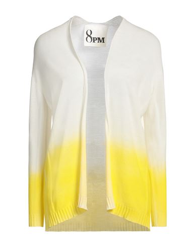 8PM 8PM WOMAN CARDIGAN YELLOW SIZE S WOOL 